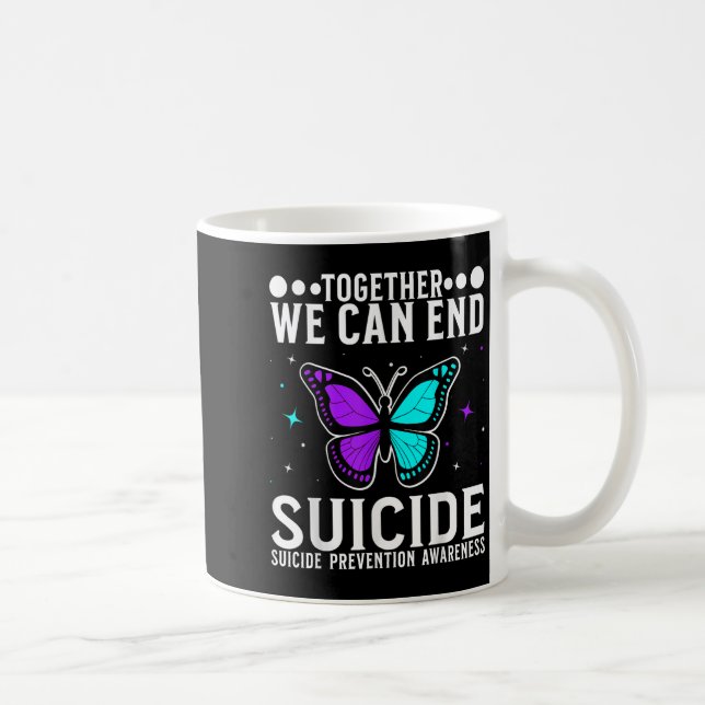 Suicide Awareness Suprt Suicide Prevention Awarene Kaffeetasse (Rechts)