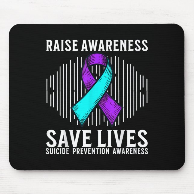 Suicide Awareness Suprt Suicide Prevention Awarene Mousepad (Vorne)