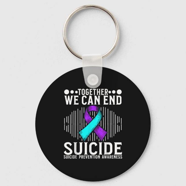 Suicide Awareness Suprt Suicide Prevention Awarene Schlüsselanhänger (Vorderseite)