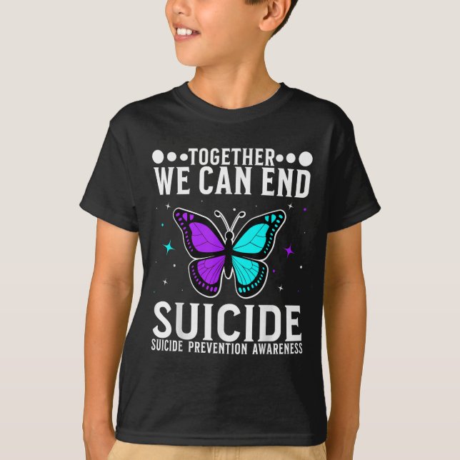 Suicide Awareness Suprt Suicide Prevention Awarene T-Shirt (Vorderseite)
