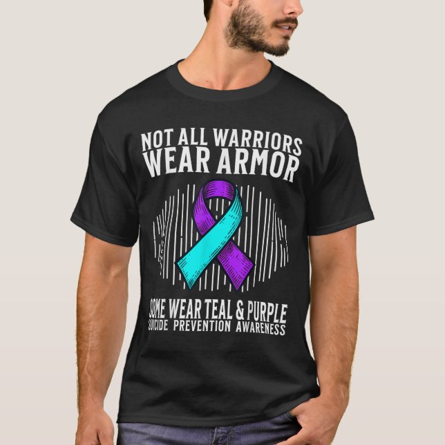 Suicide Awareness Warrior Suicide Prevention Aware T-Shirt (Vorderseite)