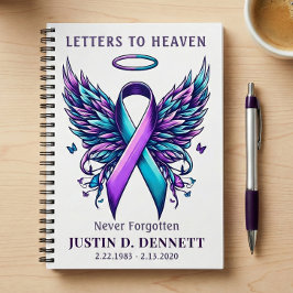 Suicide Loss Letters to Heaven Grief Journal Diary Notizbuch