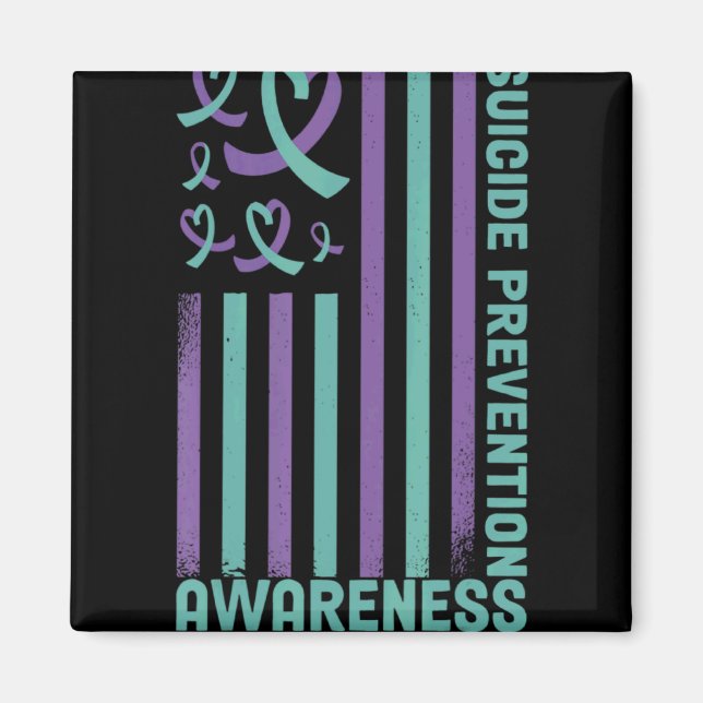 Suicide Prevention 988 Suicide Prevention Awarenes Magnet (Vorne)