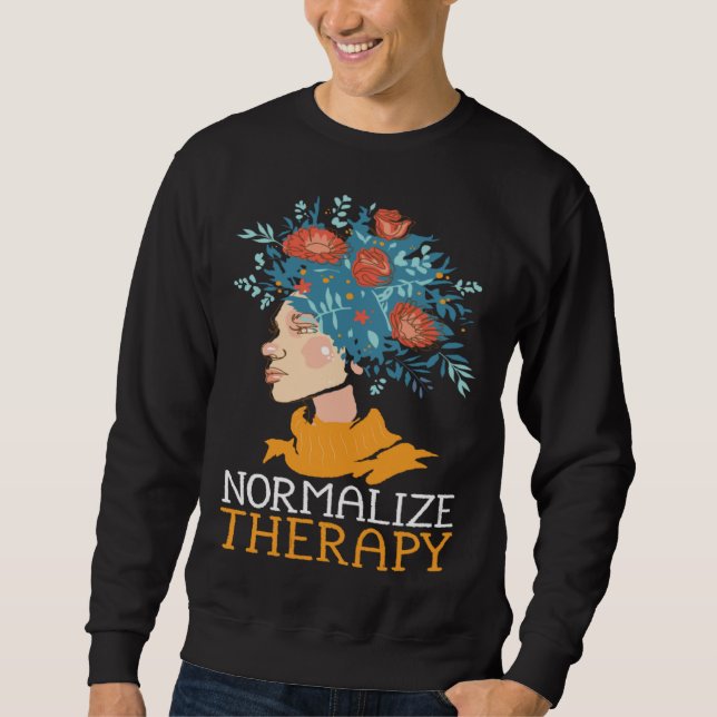 Suicide Prevention Awareness Mental Health Depress Sweatshirt (Vorderseite)