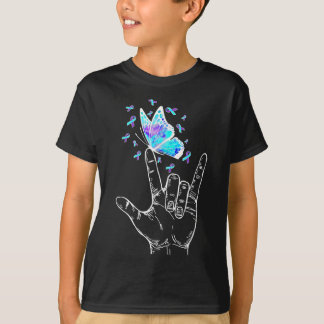 Suicide Prevention Awareness Week Butterfly Love H T-Shirt