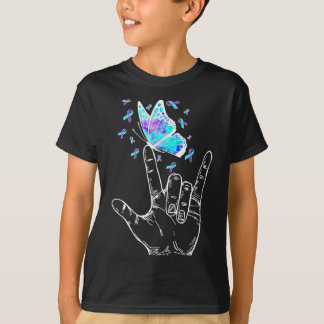 Suicide Prevention Awareness Week Butterfly Love H T-Shirt