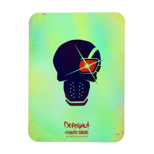 Suicide Squad Abschaltkopfsymbol Magnet