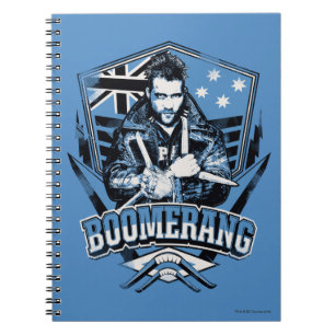 Suicide Squad   Abzeichen Boomerang Notizblock