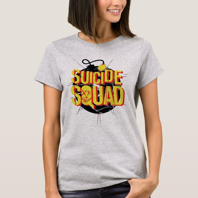 Suicide Squad | Bombenlogo 3 T-Shirt (Vorderseite)