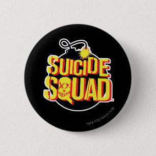 Suicide Squad   Bombenlogo Button