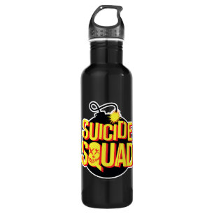 Suicide Squad   Bombenlogo Edelstahlflasche