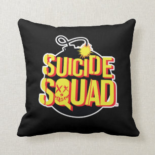 Suicide Squad   Bombenlogo Kissen