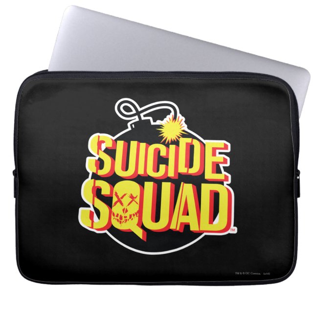 Suicide Squad | Bombenlogo Laptopschutzhülle (Vorderseite)
