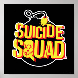 Suicide Squad Bombenlogo Poster