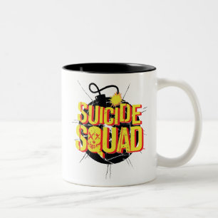 Suicide Squad Bombenlogo Zweifarbige Tasse