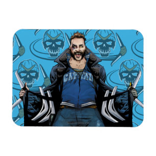 Suicide Squad   Boomerang Comic Buchkunst Magnet