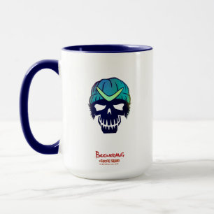 Suicide Squad   Boomerang Head Icon Tasse