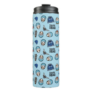 Suicide Squad   Captain Boomerang Emoji Pattern Thermosbecher