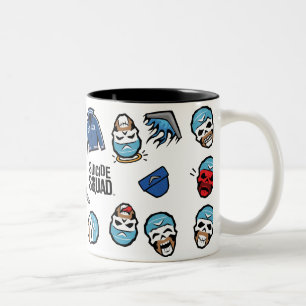 Suicide Squad   Captain Boomerang Emoji Pattern Zweifarbige Tasse