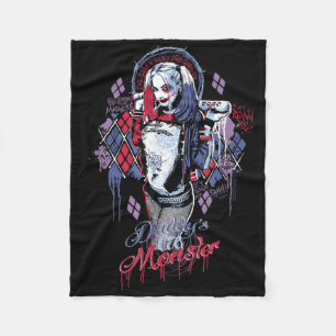Suicide Squad Daddys Kleines Monster Fleecedecke