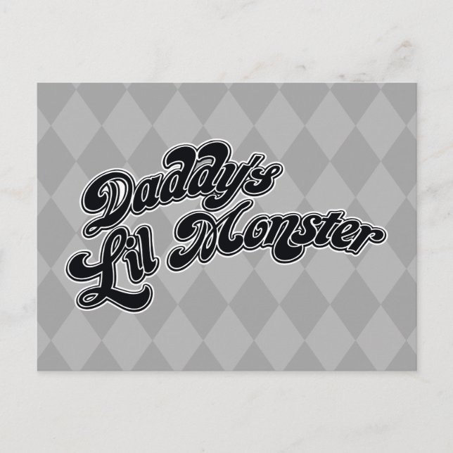 Suicide Squad | Daddy's Lil Monster Postkarte (Vorderseite)