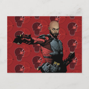 Suicide Squad   Deadshot Comic Book Art Postkarte