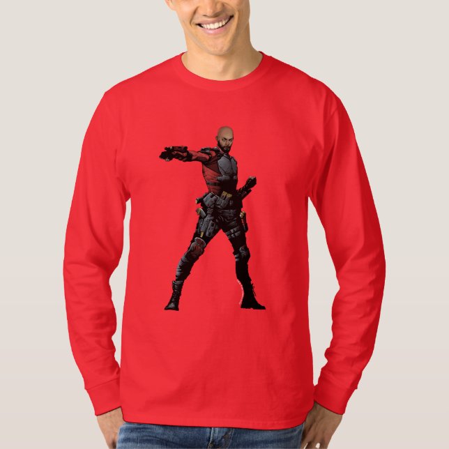 Suicide Squad | Deadshot Comic Book Art T-Shirt (Vorderseite)