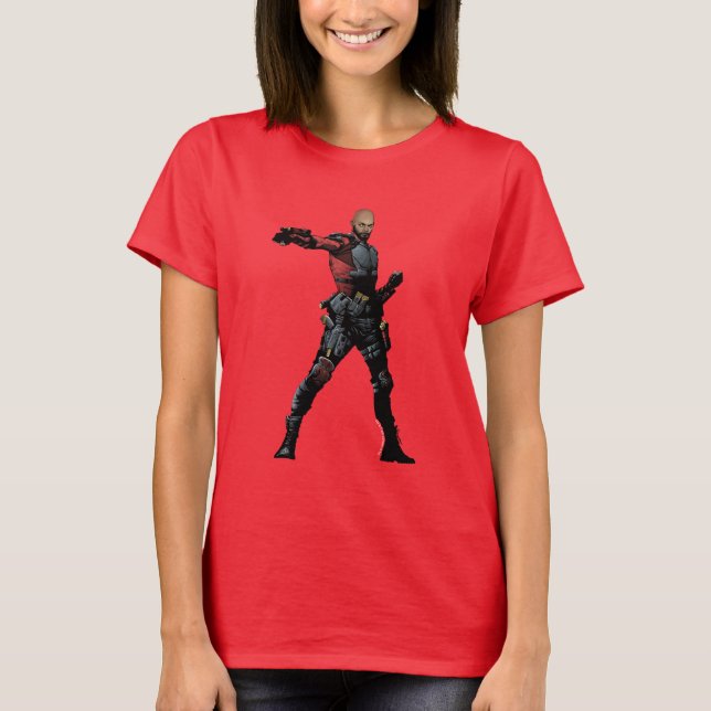 Suicide Squad | Deadshot Comic Book Art T-Shirt (Vorderseite)