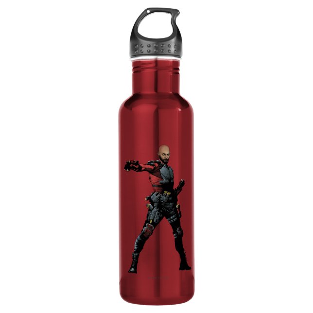 Suicide Squad | Deadshot Comic Book Art Trinkflasche (Vorderseite)