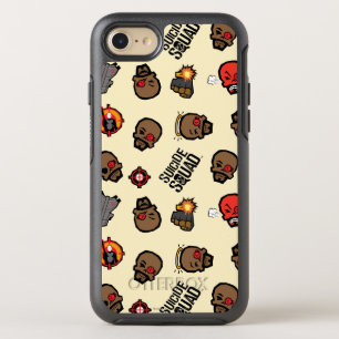 Suicide Squad   Deadshot Emoji Pattern OtterBox Symmetry iPhone 8/7 Hülle