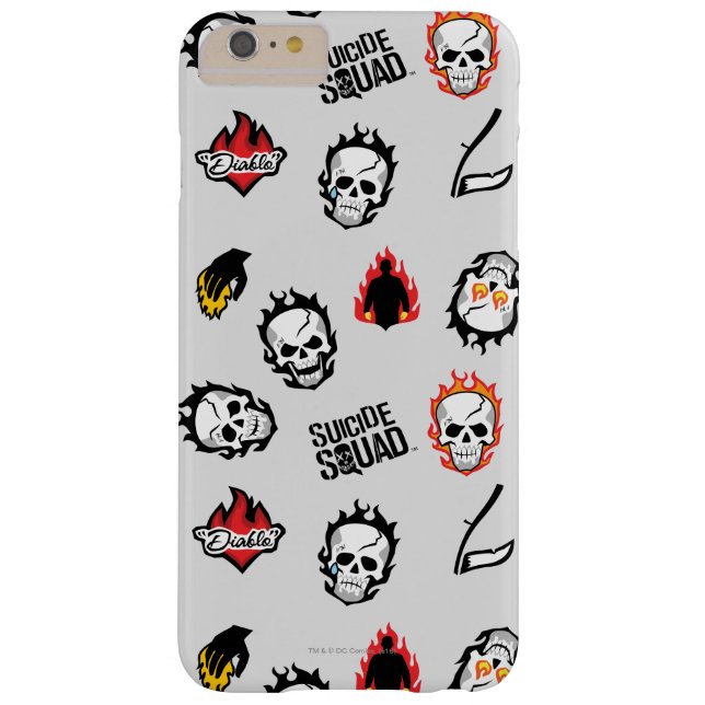 Suicide Squad | Diablo Emoji Pattern Case-Mate iPhone Hülle (Rückseite)