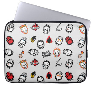 Suicide Squad   Diablo Emoji Pattern Laptopschutzhülle
