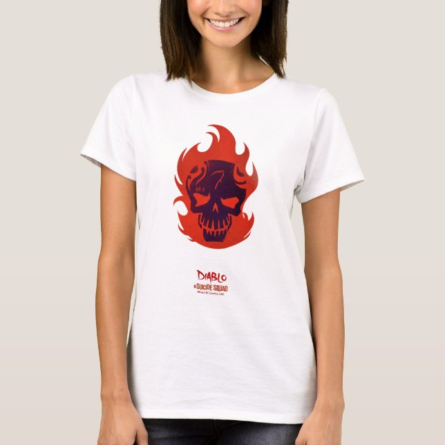 Suicide Squad Diablo Head Icon T-Shirt (Vorderseite)