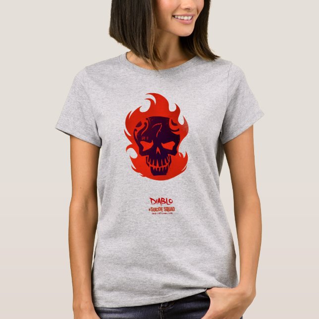 Suicide Squad Diablo Head Icon T-Shirt (Vorderseite)