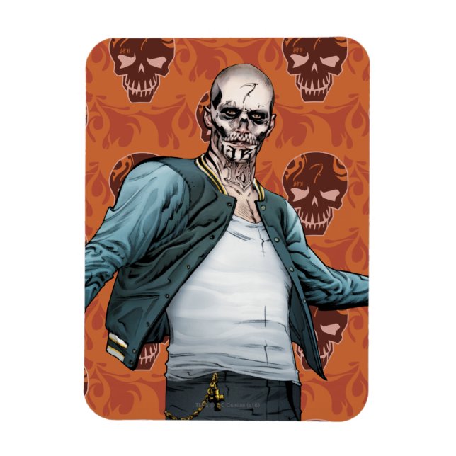 Suicide Squad | El Diablo Comic Buchkunst Magnet (Vertikal)