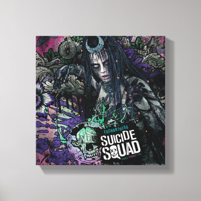 Suicide Squad | Enchantress Character Graffiti Leinwanddruck (Vorderseite)