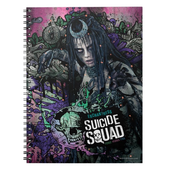 Suicide Squad | Enchantress Character Graffiti Notizblock (Vorderseite)