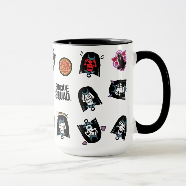 Suicide Squad | Enchantress Emoji Pattern Tasse (Rechts)
