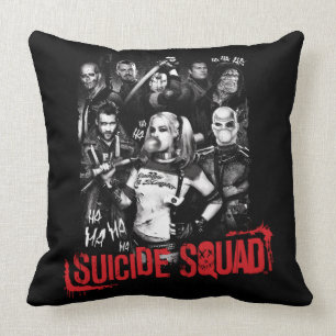 Suicide Squad Foto der Grunge Group Kissen