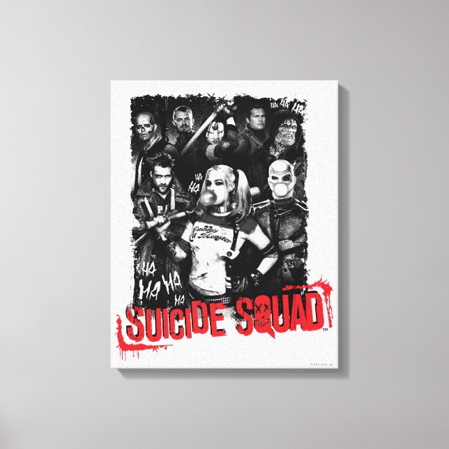 Suicide Squad | Foto der Grunge Group Leinwanddruck (Vorderseite)
