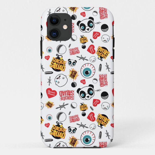 Suicide Squad | Friends Forever Pattern Case-Mate iPhone Hülle (Rückseite)