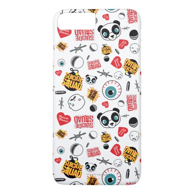 Suicide Squad | Friends Forever Pattern Case-Mate iPhone Hülle (Rückseite)