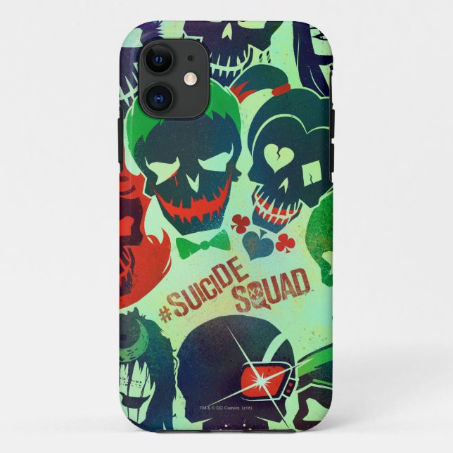 Suicide Squad | Gruppentoss Case-Mate iPhone Hülle (Rückseite)