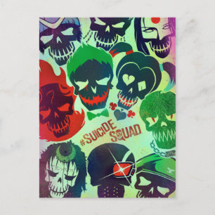 Suicide Squad   Gruppentoss Postkarte