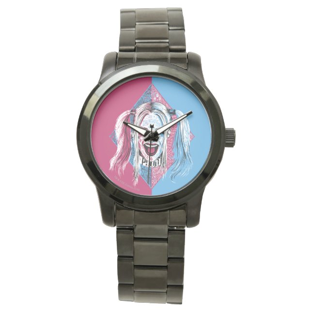 Suicide Squad | Harley Laugh Armbanduhr (Vorderseite)