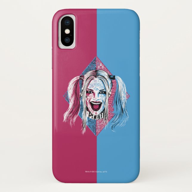Suicide Squad | Harley Laugh Case-Mate iPhone Hülle (Rückseite)