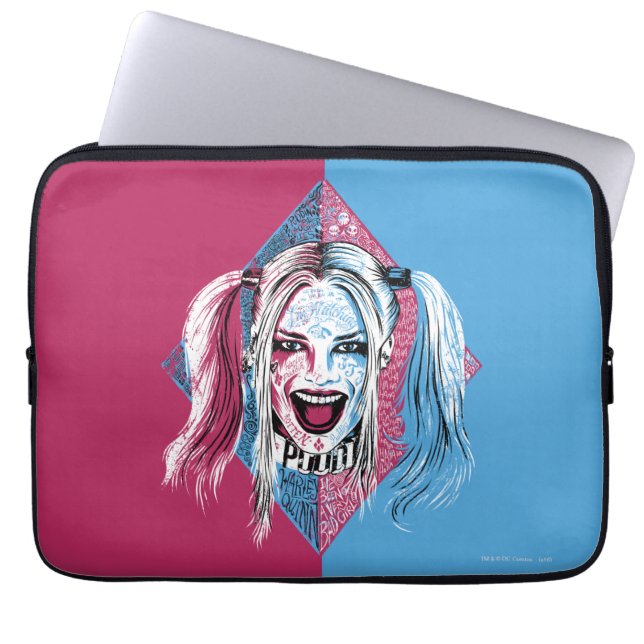 Suicide Squad | Harley Laugh Laptopschutzhülle (Vorderseite)