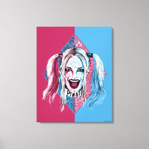 Suicide Squad   Harley Laugh Leinwanddruck