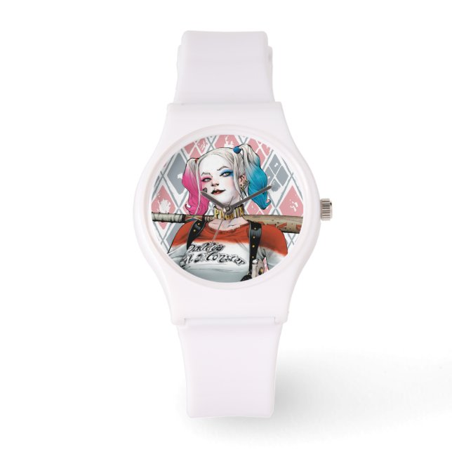 Suicide Squad | Harley Quinn Armbanduhr (Vorderseite)