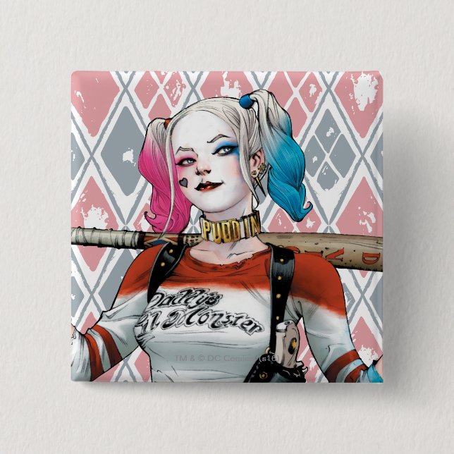 Suicide Squad | Harley Quinn Button (Vorderseite)